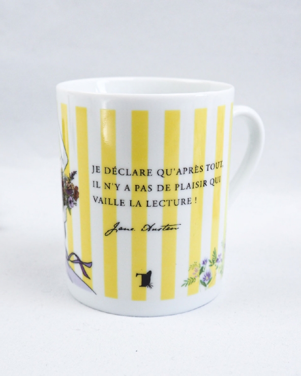 TASSE EN PORCELAINE / JANE AUSTEN ET MARGAUX MOTIN