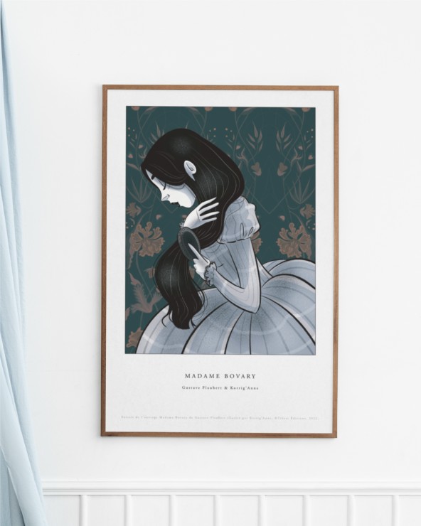 Affiche Madame Bovary illustré par Korrig'Anne