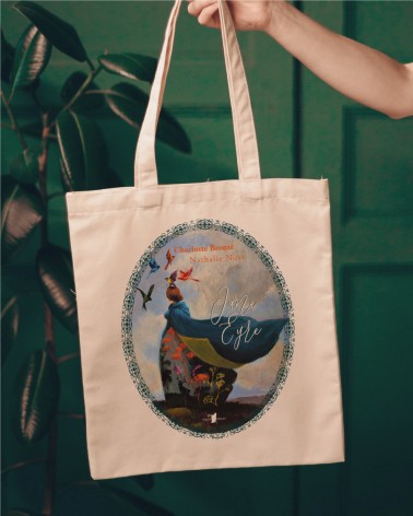 Tote-bag Jane Eyre de Charlotte Brontë illustré par Nathalie Novi